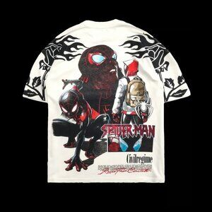Civil Regime X Spider-Man Crawling Through Chaos Oversized T-Shirt Size 2XL
